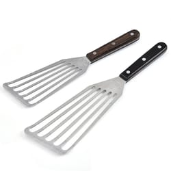 stainless steel slotted turner & fish spatula - kitchen tools by leeseph