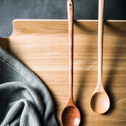 long handle wooden spoon: eco-friendly kitchen utensil for stirring, salad, cooking - sustainable tableware