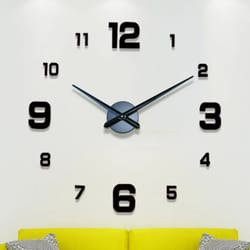 2022 modern large wall clock 3d diy quartz clocks acrylic mirror stickers home decor - fashion watches for living room