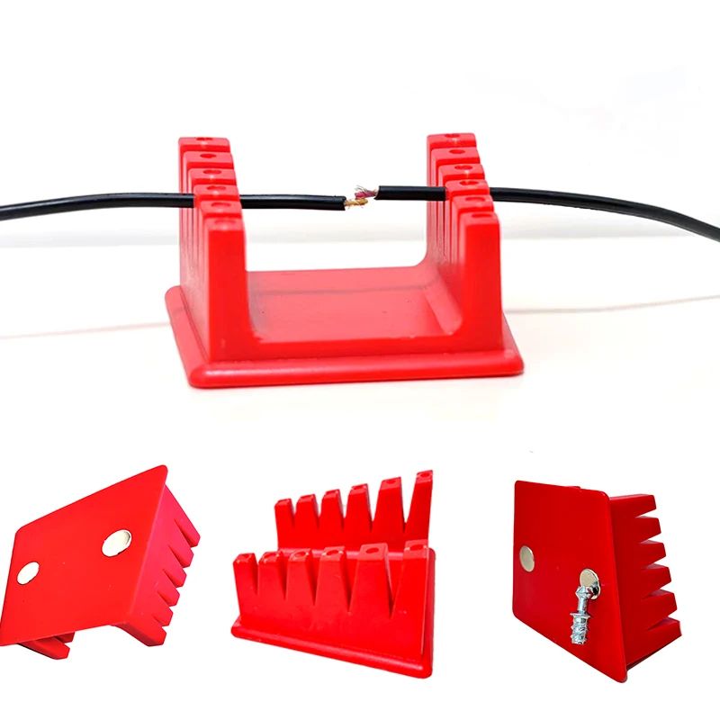 ABS Wire Fixture Cable Clamp Holder 5Gear Adjustable Soldering Wire Holder For 30AWG12AWG Welding 0
