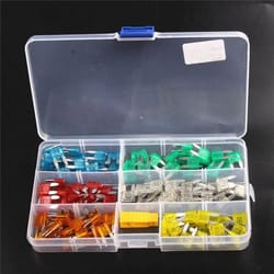 fuse box set, 5a to 25a (5 colors) bulk pack for low voltage applications