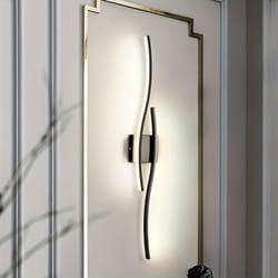 energy-efficient led wall lamp, modern aluminum wall sconces for bedroom, living room, and bedside lighting