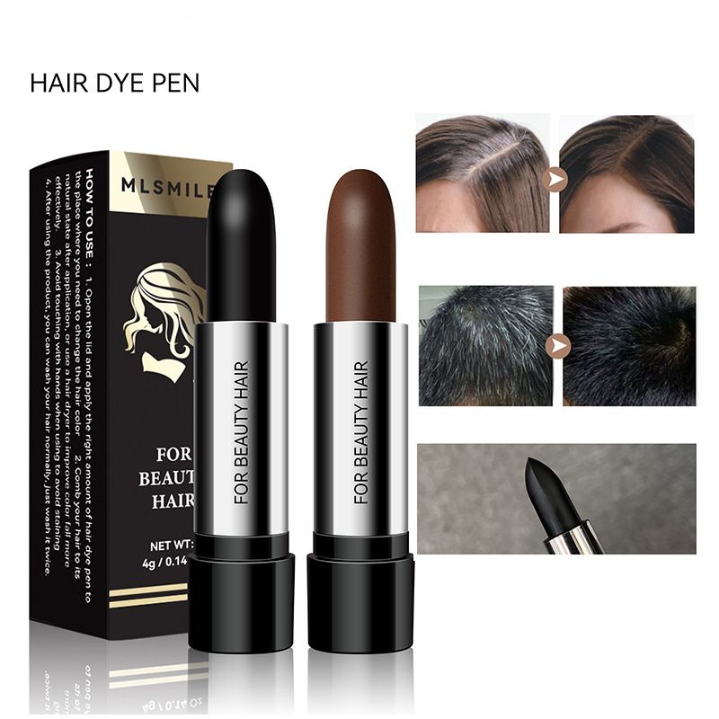 Instant OneTime Hair Dye Pen Lipstick Style Temporary Hair Dye To Cover White Hair Modify Cream 7