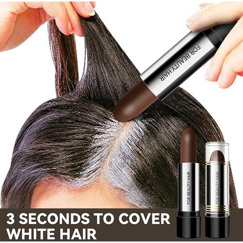 Instant OneTime Hair Dye Pen Lipstick Style Temporary Hair Dye to Cover White Hair Modify Cream