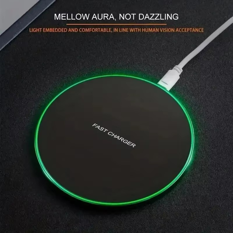 30W Fast Wireless Charger Pad QiCertified Charging Station for iPhone 151413 Samsung S23S22 X