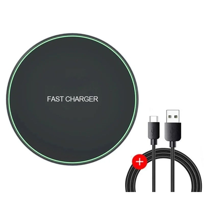 30W Fast Wireless Charger Pad QiCertified Charging Station for iPhone 151413 Samsung S23S22 X