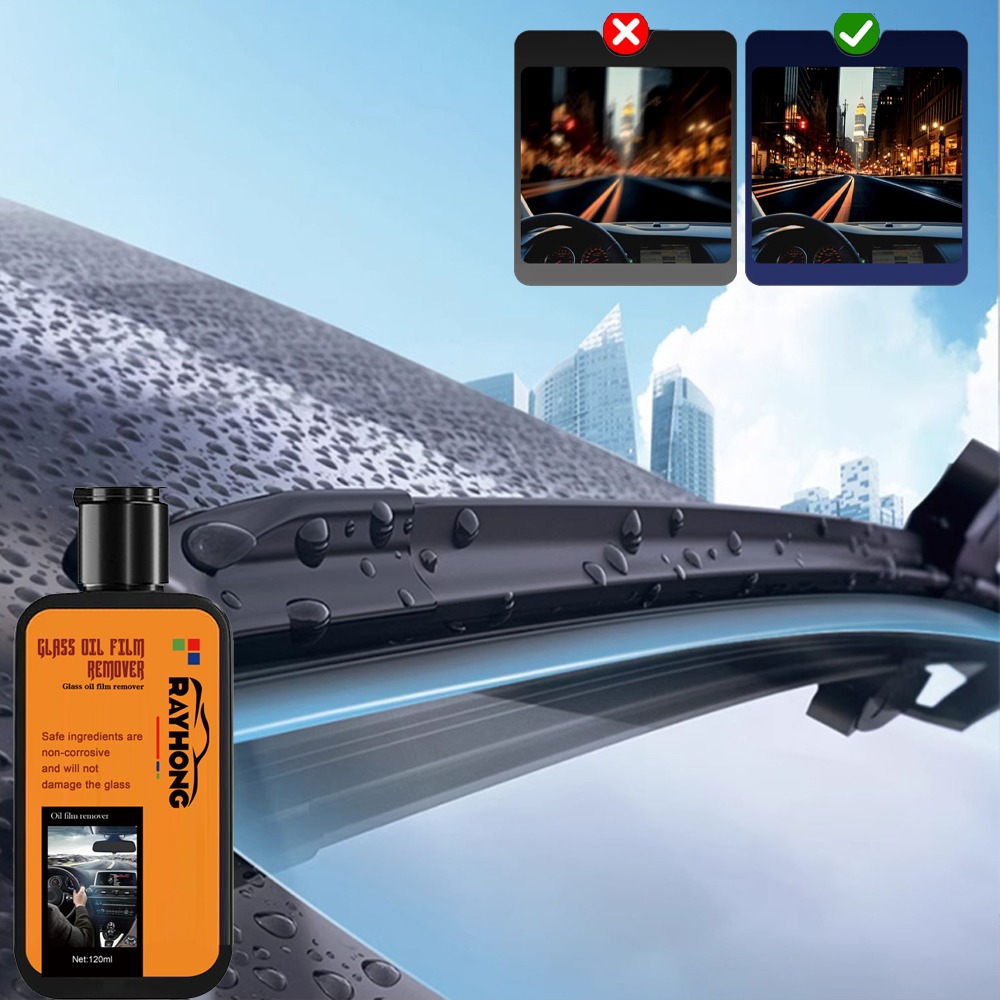 Powerful Car Glass Cleaning Paste Anti-Fog, Waterproof Windshield Cleaner for Spotless Rearview Mirrors