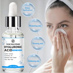hyaluronic acid facial essence, deep moisturizing skin care for radiant facial skin
