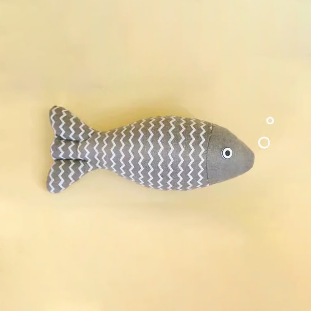 Interactive Cat Fish Toy Plush Catnip Simulation Fish For Kittens Cats 8