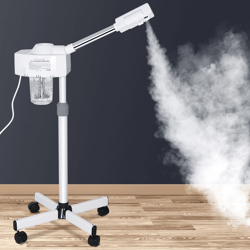 premium salon spa facial steamer & ozone machine, heavy duty beauty equipment with adjustable rotary nozzles