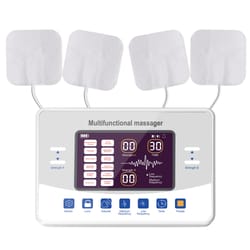 electronic pulse massager machine, 12 modes low frequency muscle stimulator for myostimulation & physical therapy relief