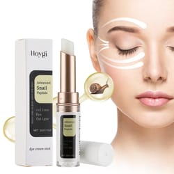 brightening snail peptide eye cream stick, reduce dark circles and puffiness with intensive moisturizing and firming