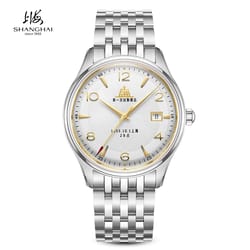 shanghai tribute 70th anniversary series, vintage mechanical st2130 wristwatch, men's classic horse watch