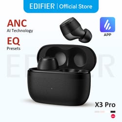 edifier x3 pro true wireless earbuds, bluetooth v5.4, noise cancelling, multipoint connection, lightweight, ip54 rated