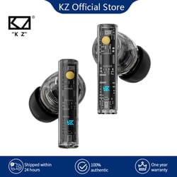 kz carol anc wireless earphone bluetooth 5.3, hifi tws headphone, 55db active noise canceling, 6 mic ai hd call