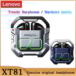 lenovo wireless headphones tws 5.3 bluetooth earphones, hifi stereo gaming earbuds, noise cancelling sports headset