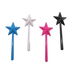 refillable star wand salt pepper shakers: portable spice dispenser for kitchen bbq dining supplies
