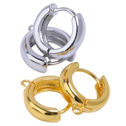 juya 18k gold silver-plated anti-allergy earwire for handmade women's earrings - schwenzy fastener & stitches accessorie