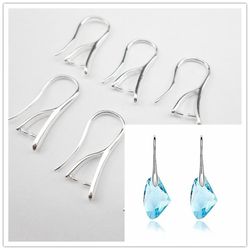 wholesale silver jewelry accessories: diy crafts with crystal & cubic zirconia earrings, hooks & cufflinks