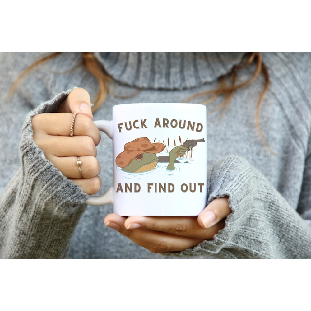 Cowboy Frog - Coffee Mug, Frog Mug, Cottagecore, Goblincore, Trendy, Funny Coffee Mug, Cowboy Mug, Toad Mug, Funny Mug, Funny Frog Gift.jpg