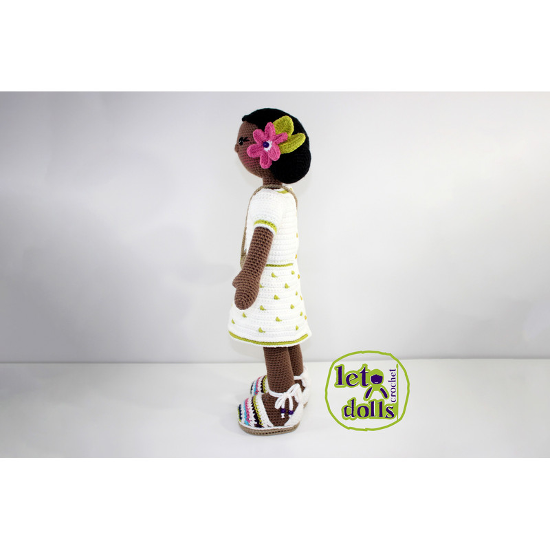 Crochet Doll Pattern Amigurumi Doll Pattern XLarge Doll 2461cm Rita 1