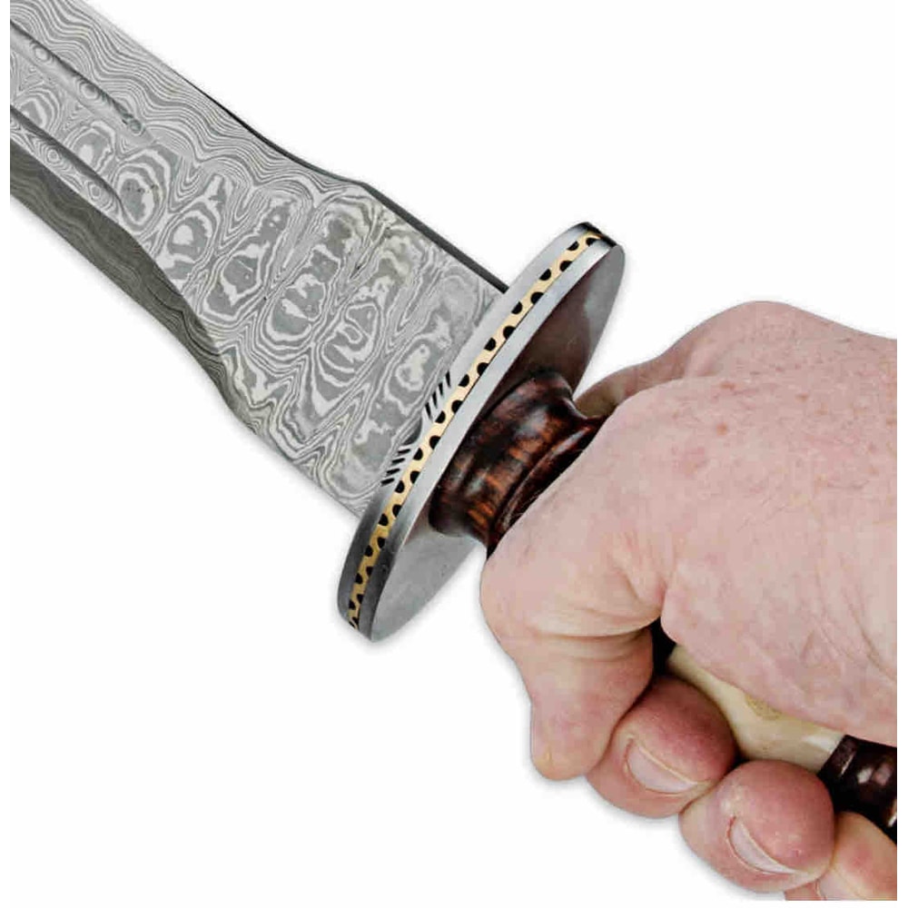 Replica Legends In Steel Renaissance Sword Groomsmen Gift Damascus Steel Sword With Leath Sheath Medieval Sword 1