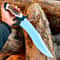 Hunting Bowie Knife Carbon Steel Knife Outdoors Adventure Knife Camping Knife Christmas Gift 0