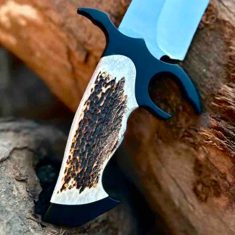 Hunting Bowie Knife Carbon Steel Knife Outdoors Adventure Knife Camping Knife Christmas Gift 1