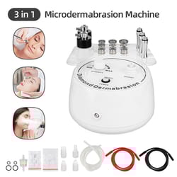 at-home microdermabrasion beauty machine, diamond peeling & water spray for face exfoliation & skin rejuvenation