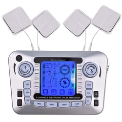 tens ems electric pulse massager muscle stimulator, modes digital therapy pain relief machine massager for health care