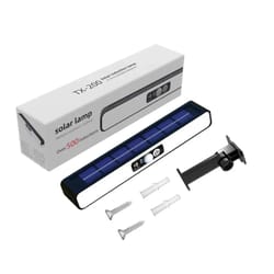 solar fence lights outside with leds, clip on solar motion lights outdoor waterproof, portable solar powered security