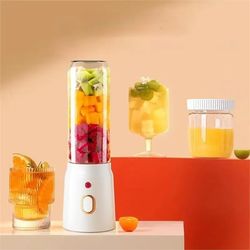 rechargeable portable wireless blender electric juicer, 10 blade ice crushing fruit mixer, powered battery food machine