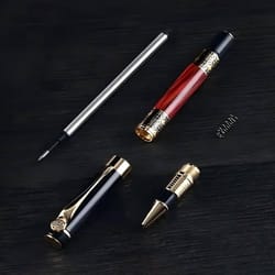 premium luxurious fountain pen and ballpoint pen duo, smooth ink flow, executive gift set