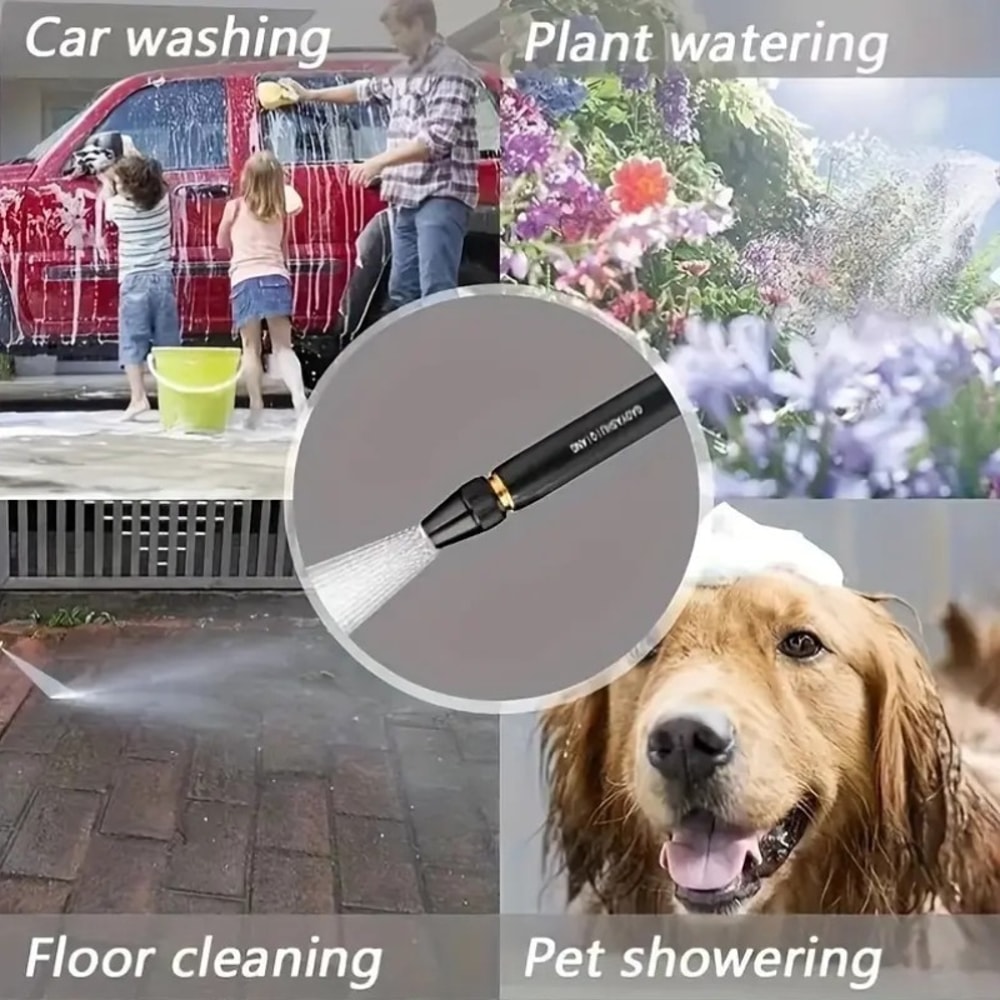 High Pressure Garden Watering Gun Water System, Hose Spray Rifle Sprayer Guns, Car Washing Products & Gadgets