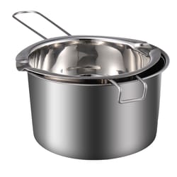 stainless steel double boiler pot wax melting pot chocolate cheese melting pot nice chic safe kitchen cooking tool