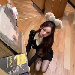 women's early autumn, sweet and spicy girl style, two piece polo neck dress