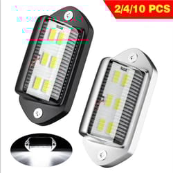 led license plate light, white bulbs, for suv, truck, trailer, van tag step lamp