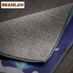 handmade tea napkins, cotton and linen blend, thick absorbent tea towel and zen tea mat for tea set