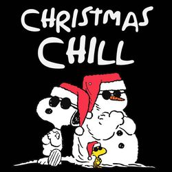 Christmas Chill Snoopy SVG, Snoopy SVG, Christmas SVG