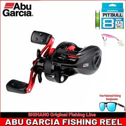Original Abu Garcia Black Max3 Right Left Hand Baitcasting Fishing Reel 5BB 6.4:1 202g Max Drag 8kg Saltwater Fishing Ta