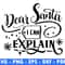Dear Santa I Can Explain Winter Svg Files For Cricut Christmas Svg Santa Png Christmas Quote Svg Sv 0