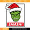 Super Hulk Christmas Svg, Hulk with Santa Hat Svg, Smash Svg.jpg