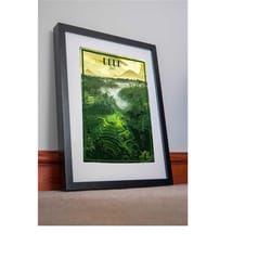 ubud bali print poster canvas indonesia goa gajah