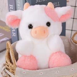 cute cow plush toy strawberry bull stuffed animal for party decor & gift