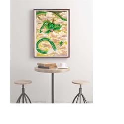 dragon ball z minimalist son goku japanese anime movie poster