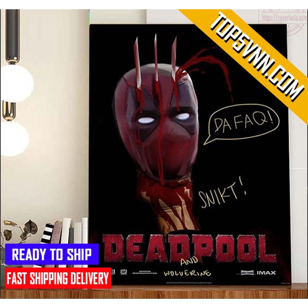 Official Deadpool And Wolverine In Deadpool 3 Fans Poster Canvas.jpg