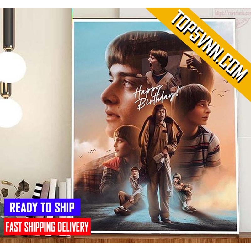 Official Noah Schnapp Character Series Stranger Things Happy 18th Birthday Fans Poster Canvas.jpg