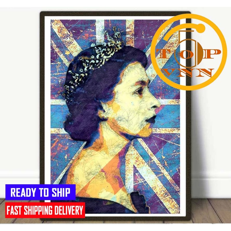 RIP Queen Elizabeth II 1926 2022 Vintage Poster Canvas.jpg