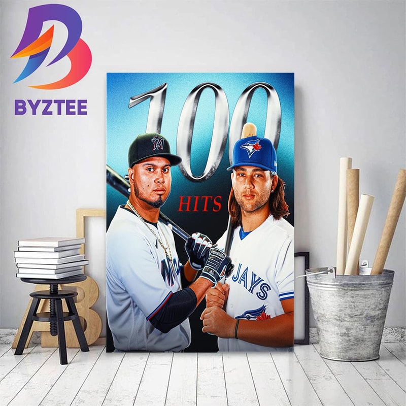 Luis Arraez And Bo Bichette To Reach The 100-Hit Mark Home Decor Poster Canvas.jpg