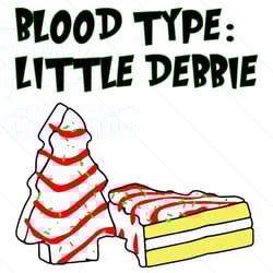 blood type little debbie svg, christmas svg, christmas 2020, xmas svg, merry christmas, christmas tree, blood type, litt